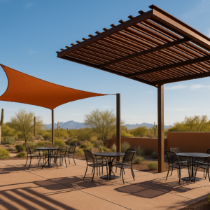 Read more about the article Elevate Your Outdoor Space with These Commercial Patio Shading…